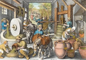 The Production of Olive Oil, plate 13 from 
